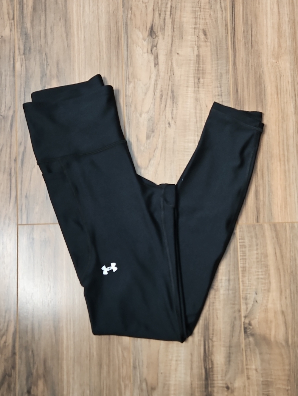 Under Armour Black High-Rise Compression Workout Leggings Small